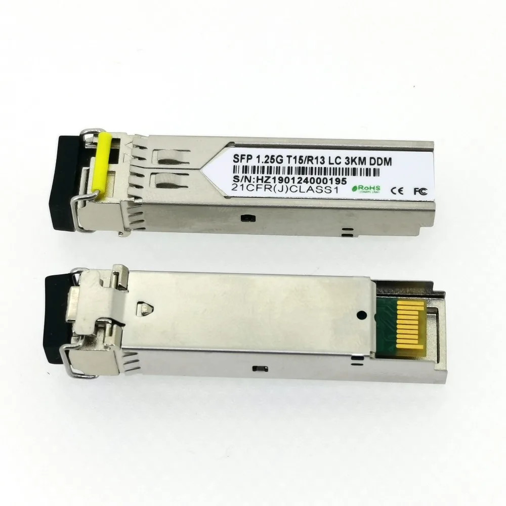 GIBC SFP LC 1 25 ГБ/сек. 3km fiber sfp горячий Подключаемый модуль BiDi 1310 нм/1550 нм 3км WDM