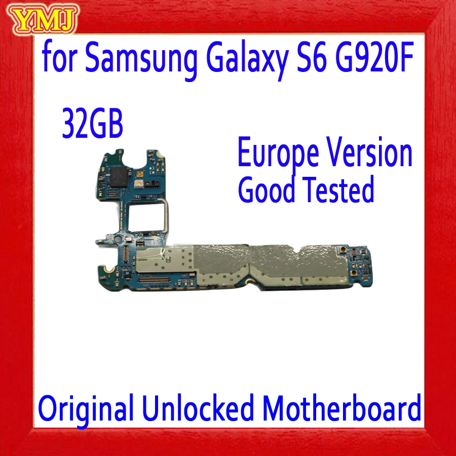 Материнская плата 32 ГБ для Samsung Galaxy S6 G920F 100% оригинальная разблокированная