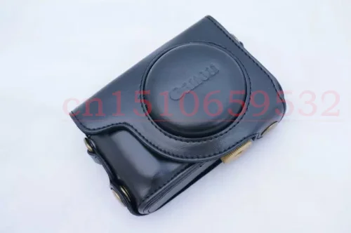 Новый чехол для камеры из искусственной кожи с плечевым ремнем Canon S100 S110 S120|camera case