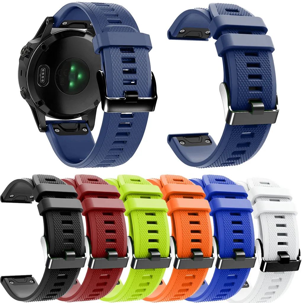 Ouhaobin Soft TPU Replacement Watchband Strap For Garmin Fenix 5S Plus Smart Watch 20mm Wrist Band 605#2 | Электроника