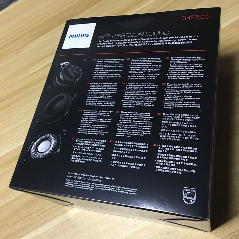 Оригинальные Hi-Fi Наушники Philips SHP9500 профессиональные наушники с басами и