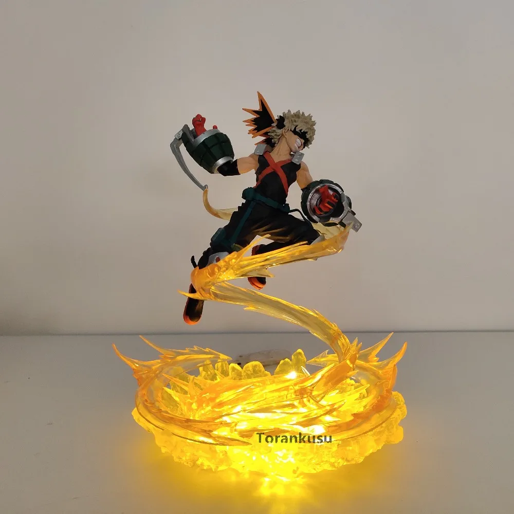 Моя геройская Академия Bakugou Katsuki VS Midoriya Izuku экшн фигурки светодиодная игрушка Boku no