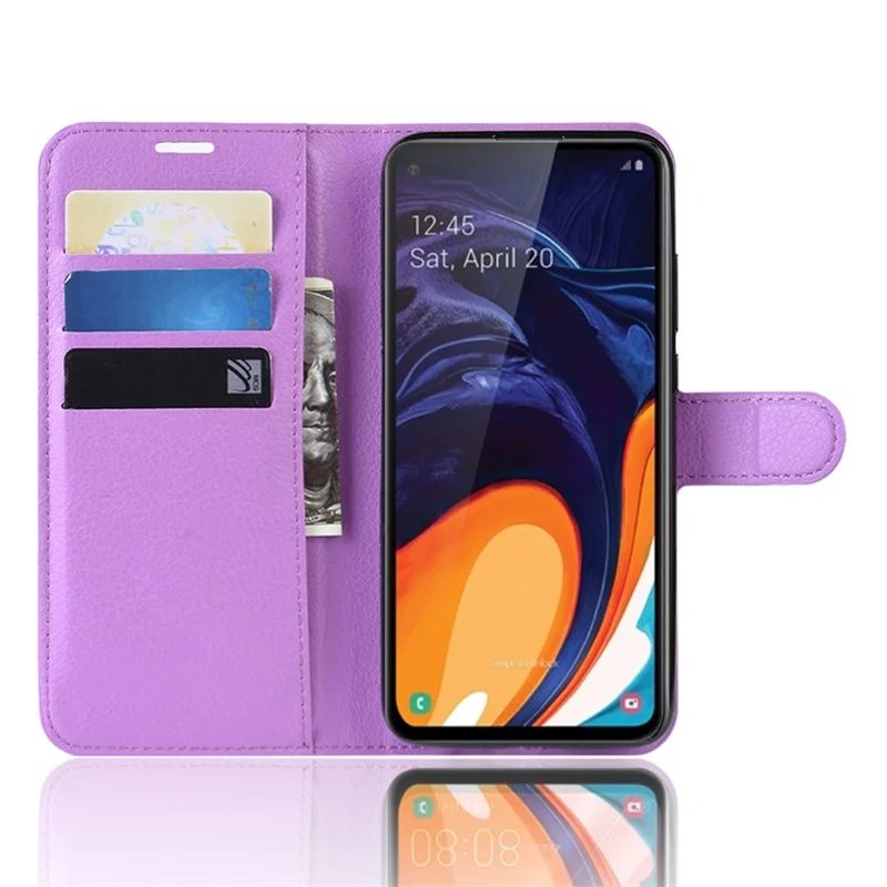 На samsung Galaxy A60 a60 Корпус чехол-кошелек Роскошный кожаный чехол с полной защитой