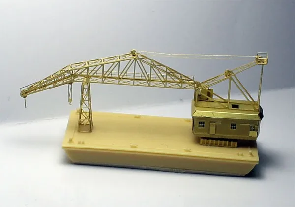 1/700 масштаб USN YD-72/73 25t плавучий кран(смола+ металл),(металлический армейский строительный модель, не собранный