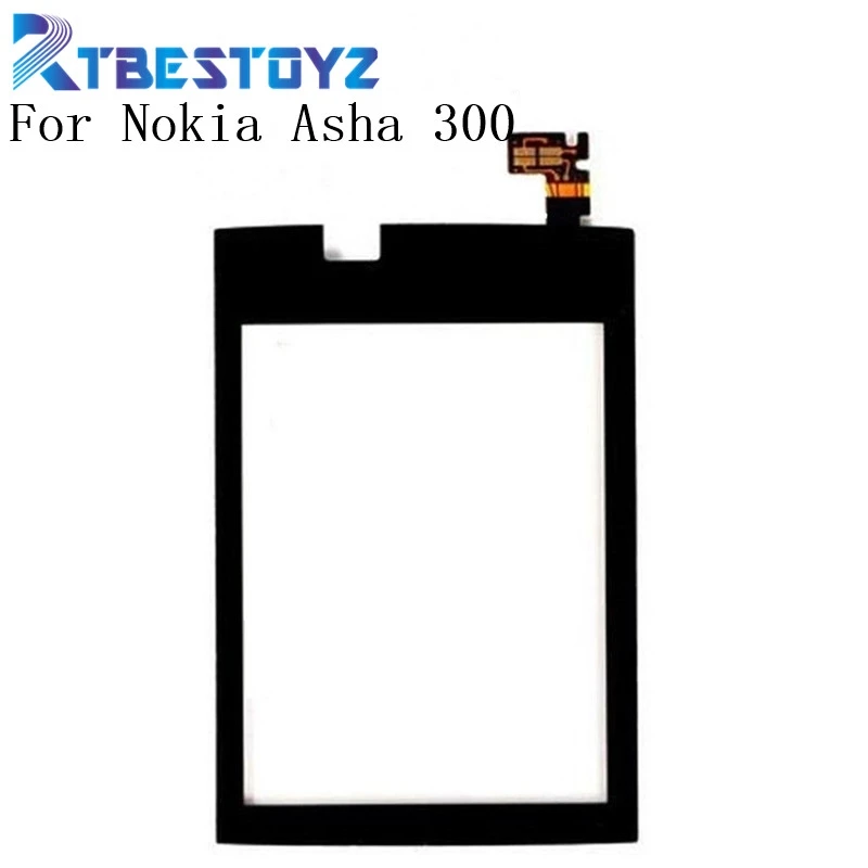 RTBESTOYZ 3 0 ''для Nokia Asha 300 N300 Черный сенсорный экран дигитайзер Датчик Переднее