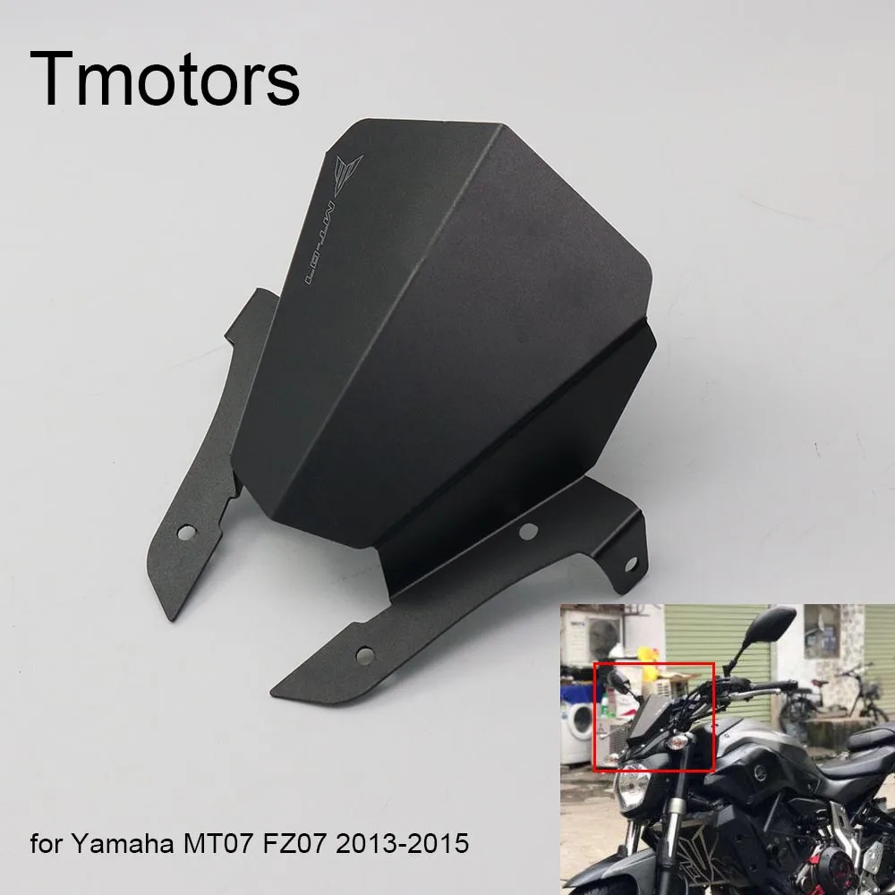 4 для Yamaha mt-07 MT07 MT 07 мотоцикл лобовое стекло алюминий черный 2013-2017 Новый |