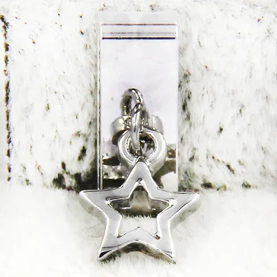 Star Silver Кристалл юкам Сердце Любовь Дерево жизни болтаются белый серый черный оранжевый кисточкой кулон слайд талисманы хранитель для браслета ювелирных изделий - Окраска металла: Star Silver