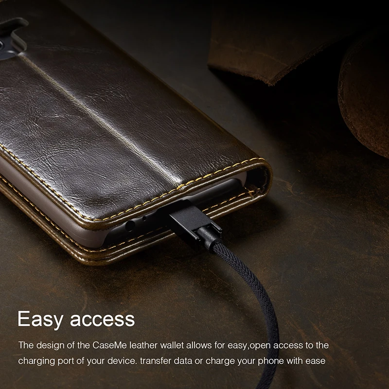 CaseMe Роскошный кожаный чехол для samsung note edge откидная крышка с держатель карт