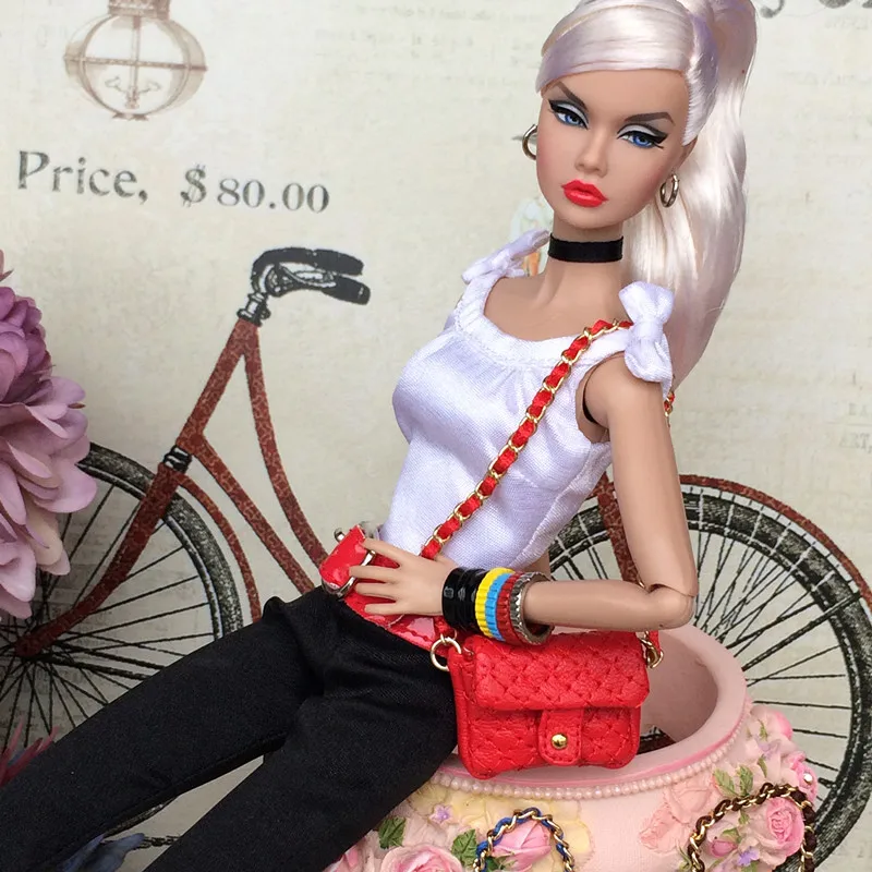 Бесплатная доставка модная новая миниатюрная сумка для кукол Blyth Azone Momoko licca bjd