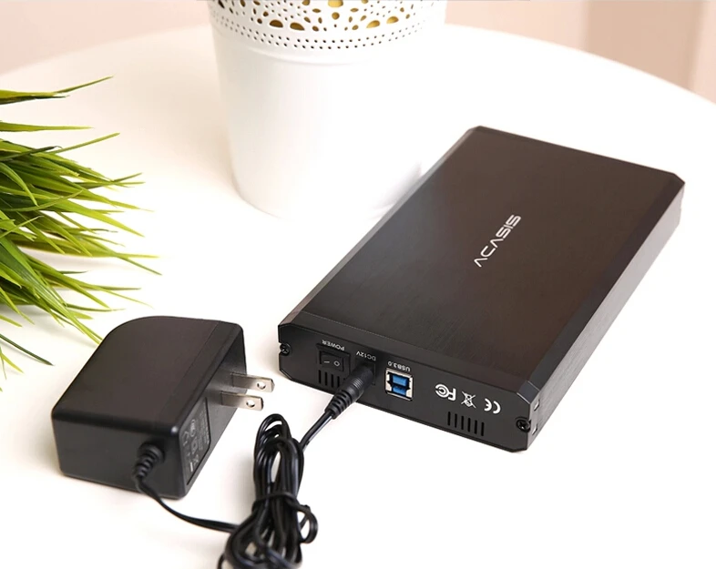 Acasis BA-06US 3,5 дюйма USB 3,0 SATA HDD внешний корпус 4 ТБ жесткий диск Дело Черный 10059TW высокое качество Алюминий сплав