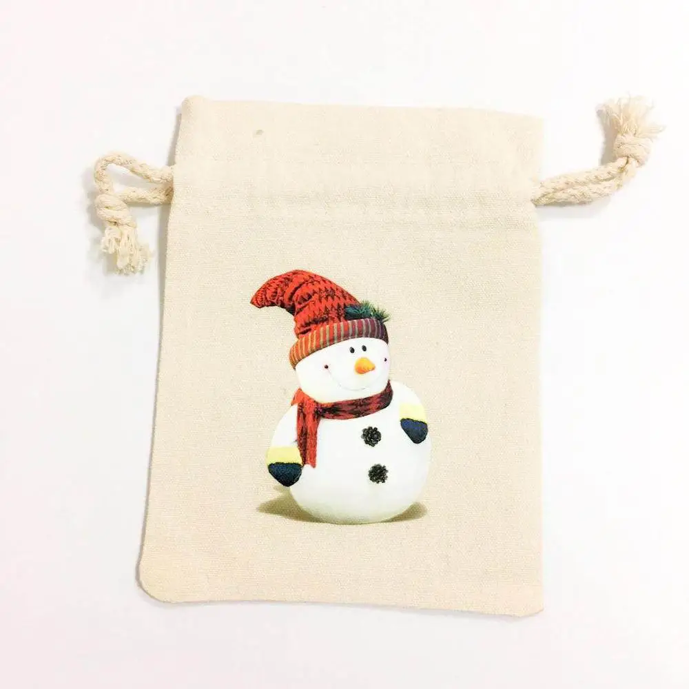 Santa SackC-06 Сумки для Санты, рождественских конфет, холщовые подарочные сумки, сумки для Санта-Клауса, оленя, лося, катания на год, Рождество, подарки для детей, вечерние украшения для мероприятий - Цвет: Santa SackC-06