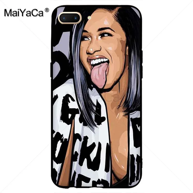 MaiYaCa Cardi B DIY Окрашенные аксессуары для телефона чехол OPPO R9s R11 R9 R15 ЧЕХОЛ ДЛЯ vivo X9sPLUS