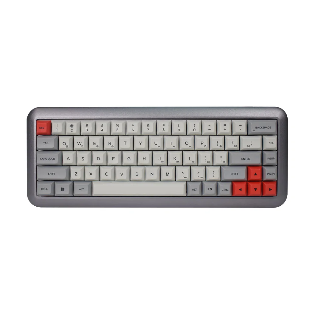 GK68 RGB алюминиевая механическая клавиатура набор полуготовая DIY|Комплекты мышь
