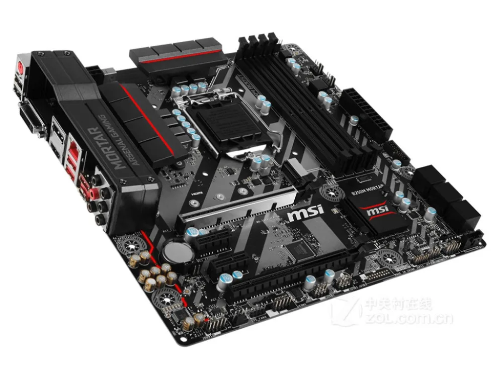 Новая материнская плата MSI B250M MORTAR LGA 1151 DDR4 USB2.0 USB3.1 SATA3 DVI HDMI 64GB B250 настольная материнская плата