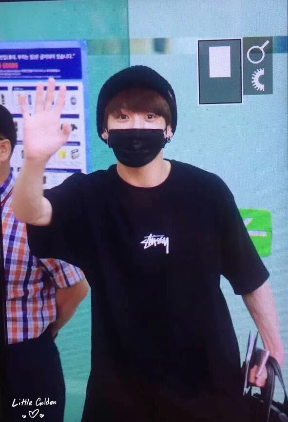 KPOP BT пуленепробиваемая JUNG KOOK коричневая шляпа с медведем в том же стиле черная