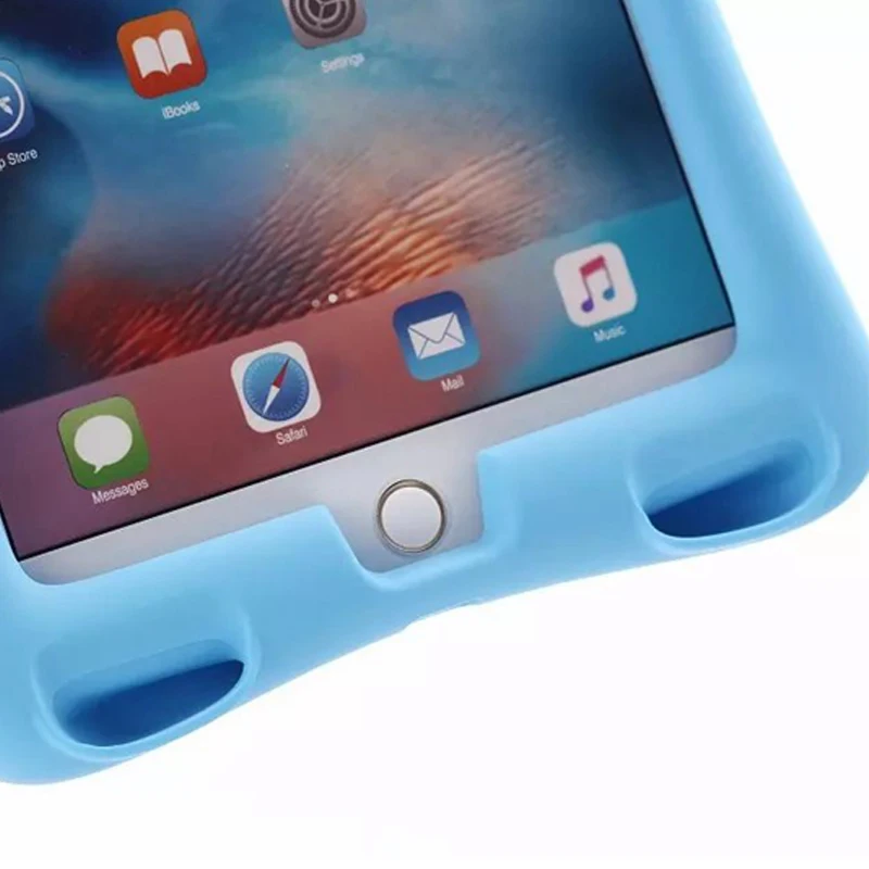 

For IPad Mini 4 Kids Safe Shockproof Rubber Silicone Case Stand Cover W/ Kickstand Fundas for Apple Ipad Mini 4 Shock Proof