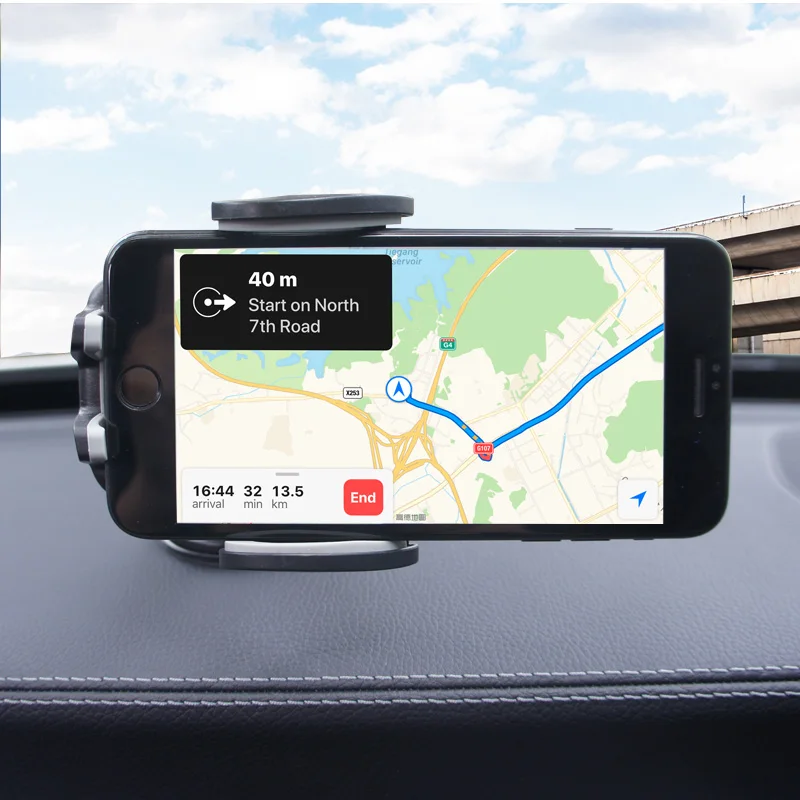 TISDLIP Universal Smartphone Car Phone Holder Stand For in The Mount Mobile Support Cellular Iphone 8 Plus | Мобильные телефоны и