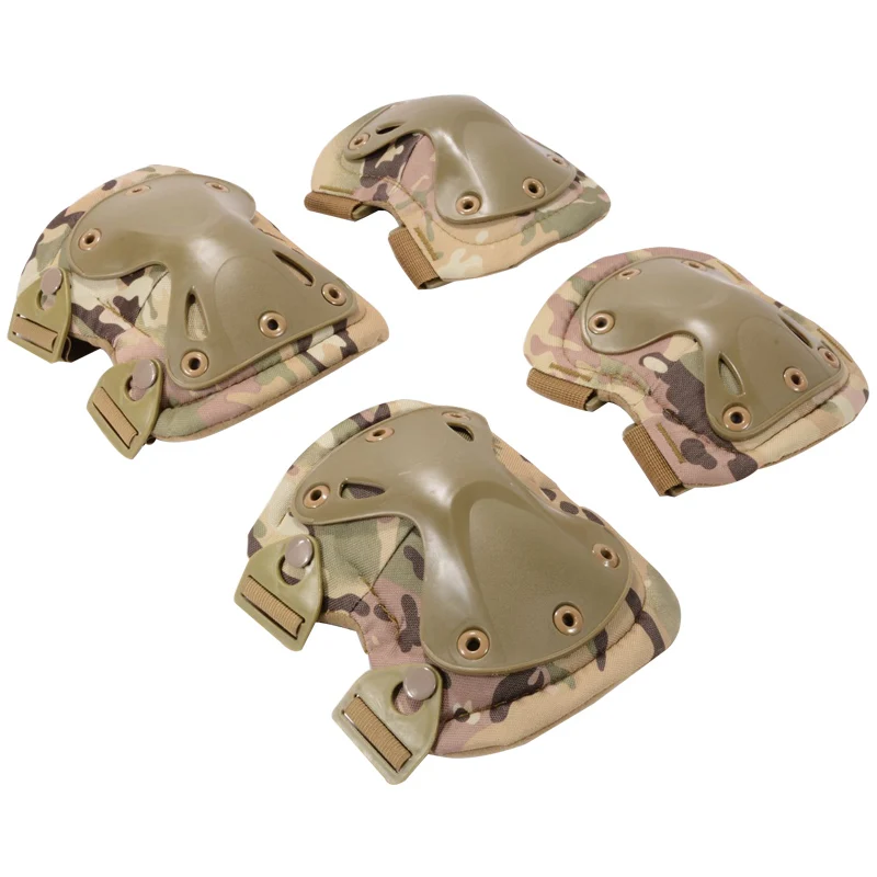 

PAVEHAWK Elbow Knee Pads Set Tactical Paintball Outdoor Sports Safety Kneepad Protector Support Kneeling Brace Elastic Tape