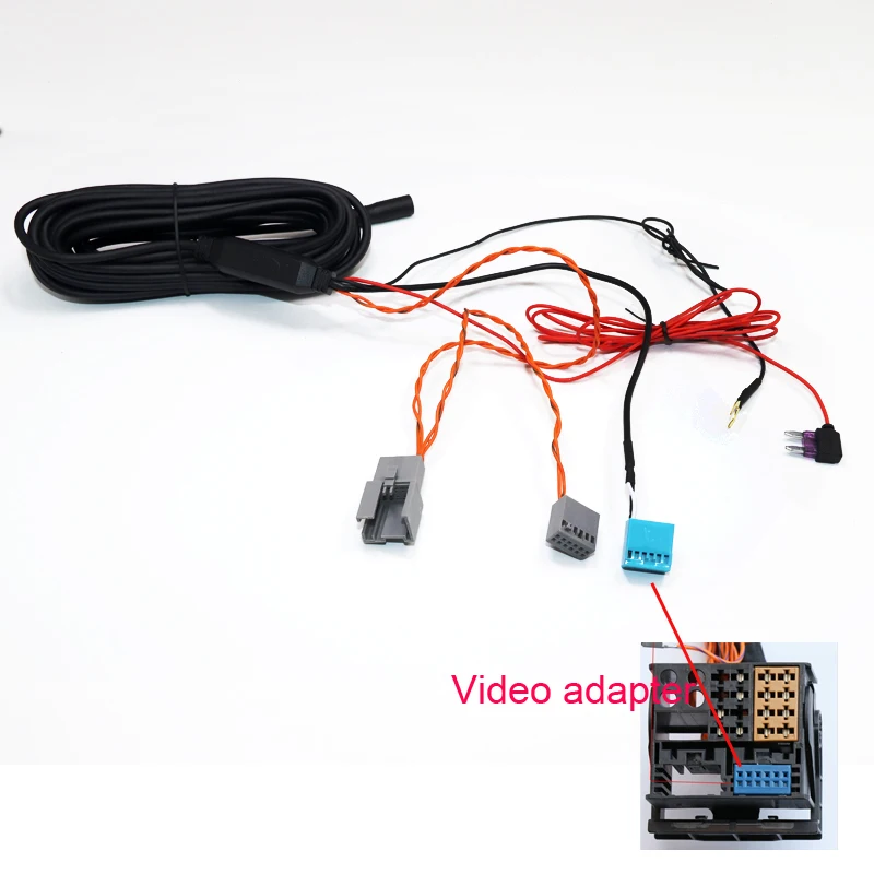 RCD330 Plus MIB AV камера заднего вида с ручкой HD Автомобильная Reaview камера заднего вида для VW TIGUAN Passat B6 B7 Golf 5/6l