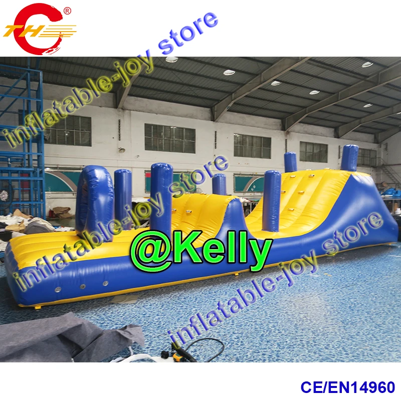 Бесплатная воздушная доставка Воздушная надувная водная полоса препятствий