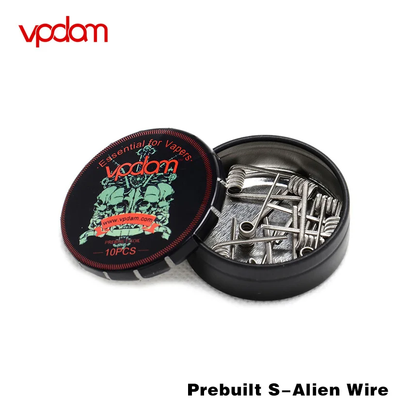 Оригинальный vpdam готовые S-чужой Провода 0.2ohm сопротивление электронная сигарета