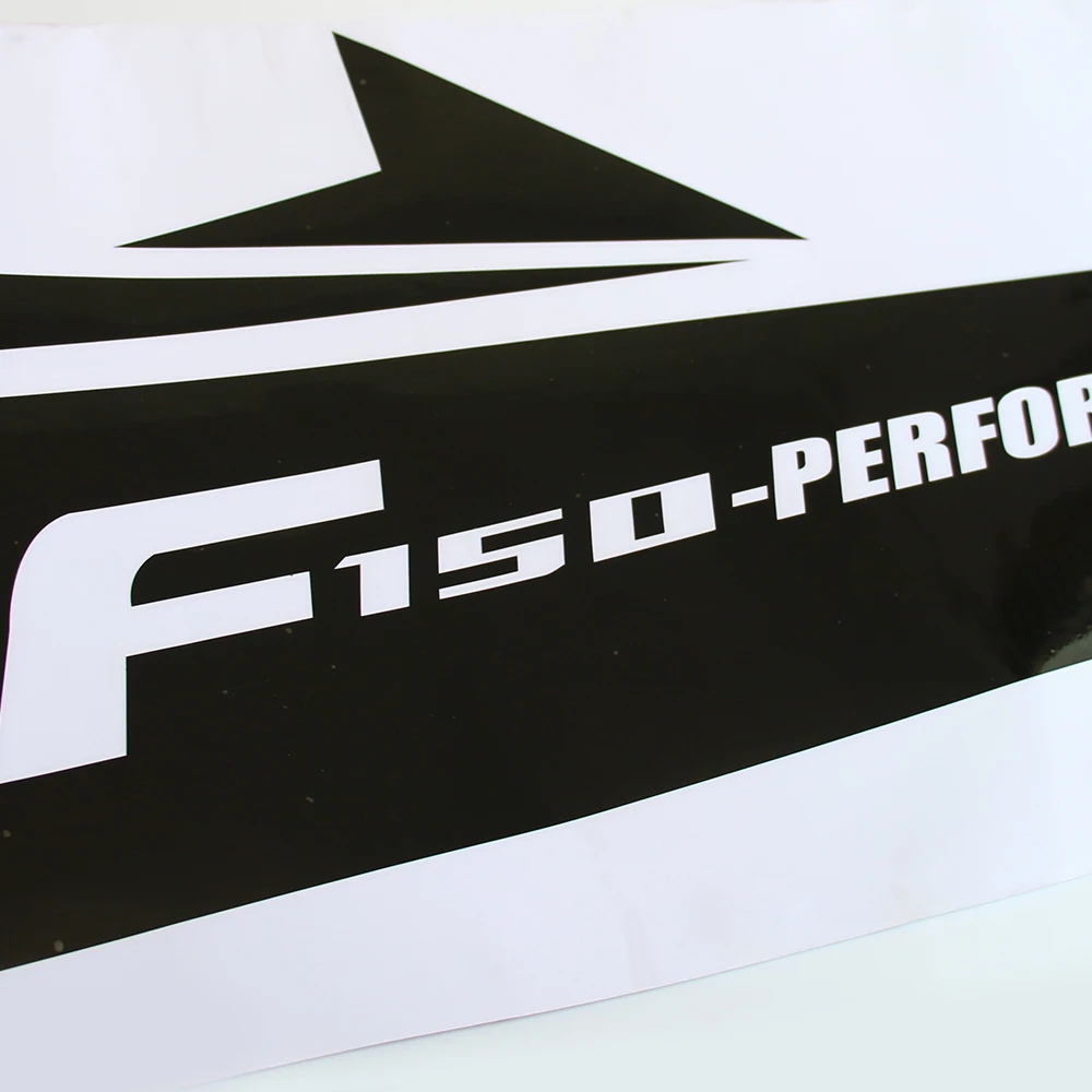F 150 эффективная Автомобильная боковая юбка в полоску графическая виниловая