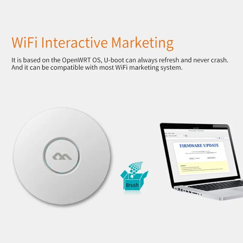 COMFAST CF-E320V2 300 м беспроводной маршрутизатор WiFi потолок AP 802.11b/g/n QCA9531 предприятие Wifi система AP 48 в POE