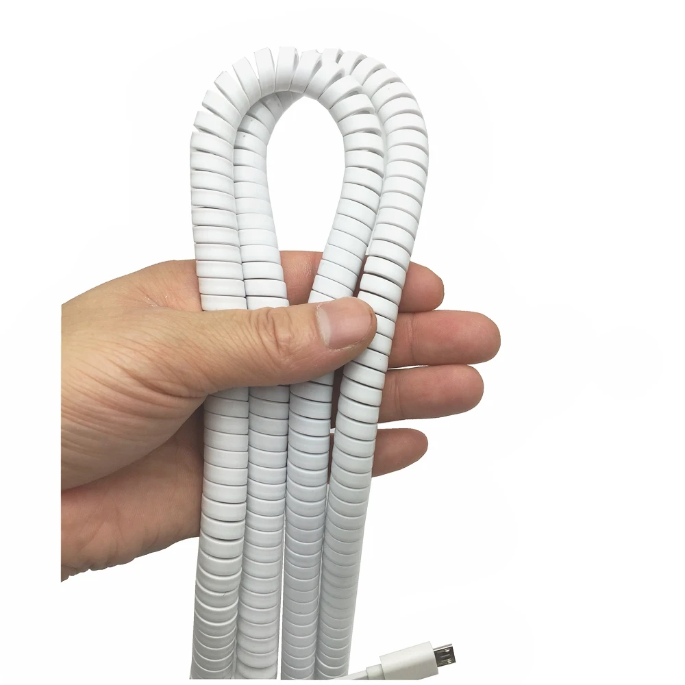 Плоский кабель USB 2 0 Male to Mini 5 Pin Spring Coiled Data Sync Charger Power Cable 2m/200cm | Компьютеры и офис