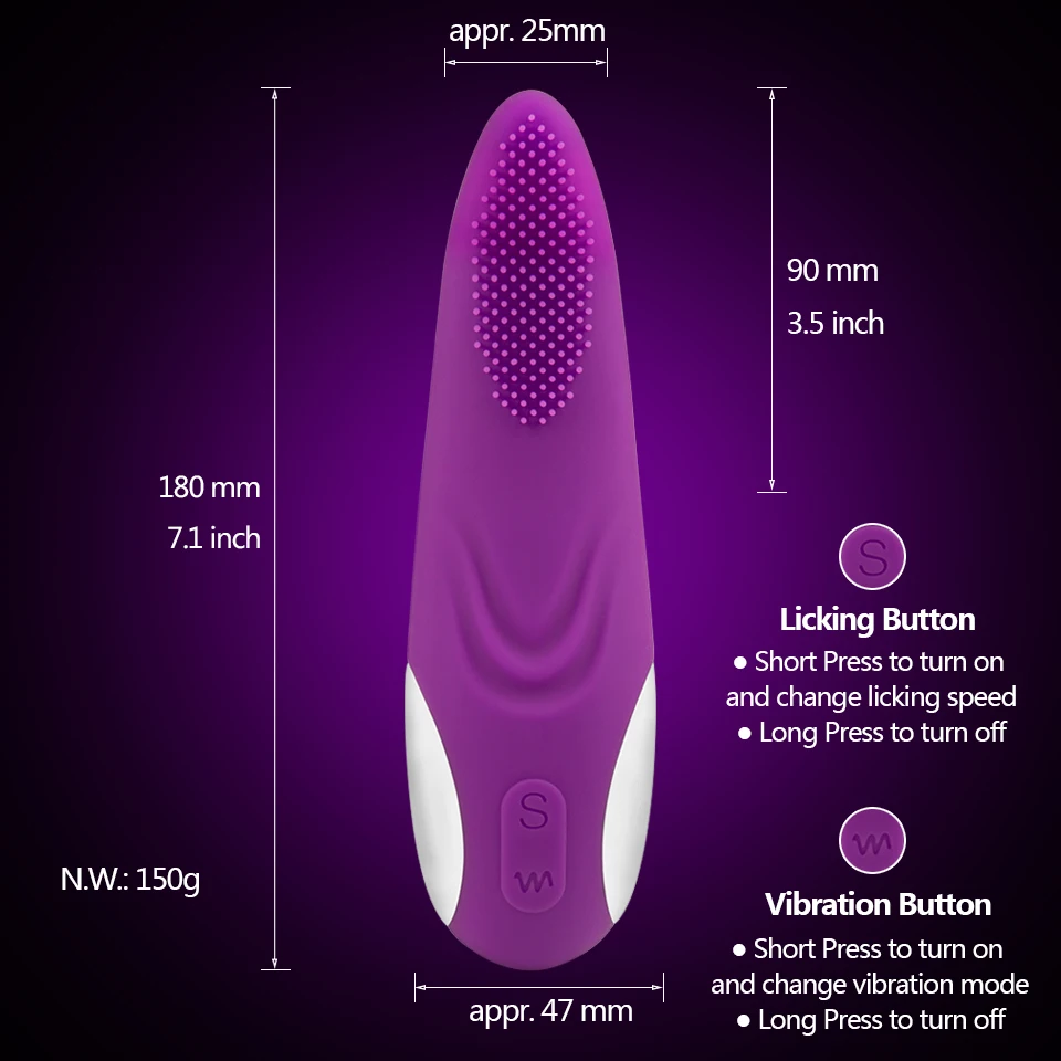 Лижущий язык вибратор минет фаллоимитатор женский мастурбатор стимулятор