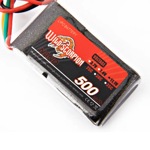 Литий полимерный аккумулятор Wild Scorpion11.1V 500 мА/ч 25C 3s высокая мощность для