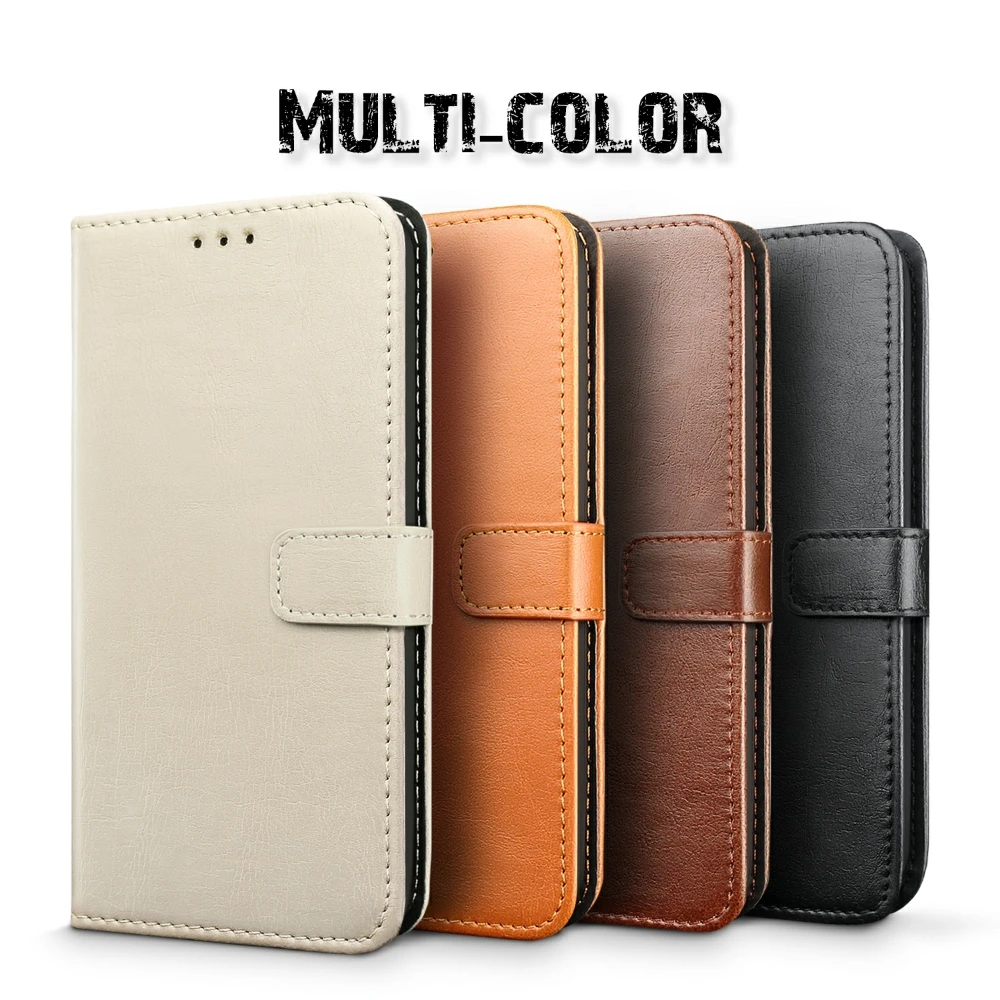 SLEO кожаный чехол для huawei P Smart Plus Винтаж Кошелек Стенд откидная крышка coque
