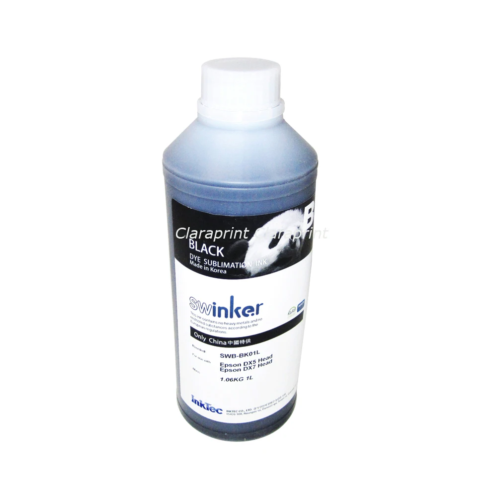 4 вида цветов/набор оригинальные чернила для сублимации краски Inktec Swinker (SWB) Epson DX5
