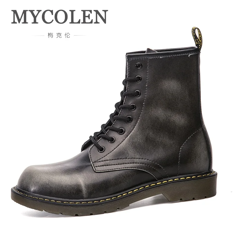 MYCOLEN/уличная рабочая обувь Роскошные Брендовые мужские ботинки