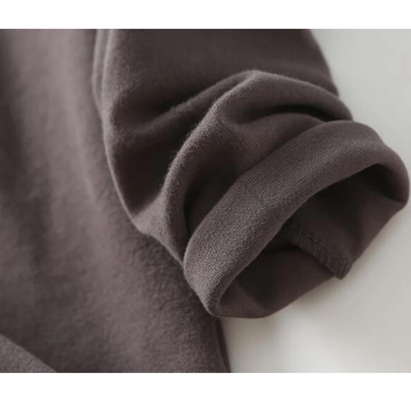 

SEDUTMO Winter Plus Size 3XL T Shirt Women Turtleneck Cotton Harajuku Tops Autumn Long Sleeve Shirts Warm Stretch Tee ED453