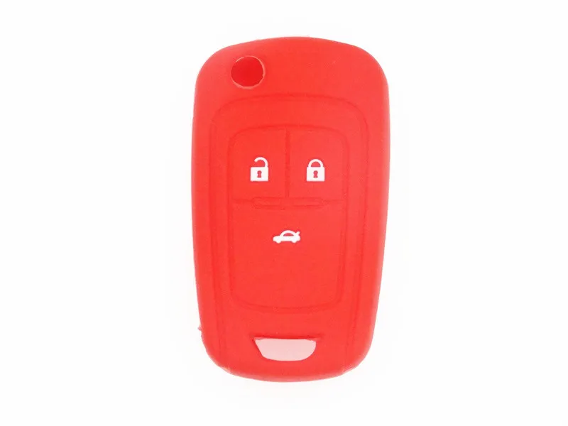 AUTEWODE силиконовый чехол для ключей Opel Astra J Corsa D Zafira C Mokka Insignia Cascada Karl Adam Meriva 3 кнопки 1