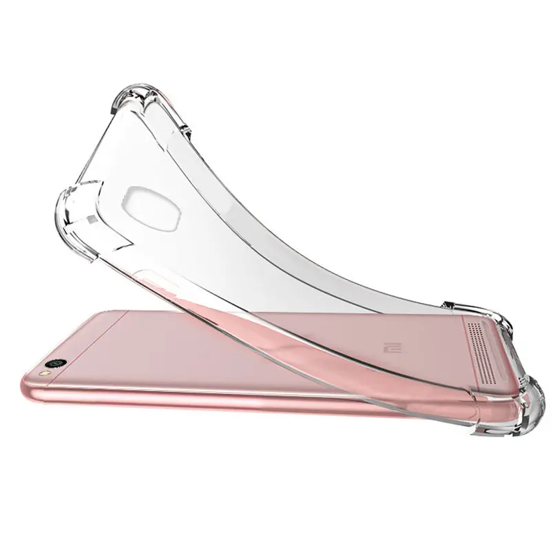 Mi 8 se 5 5s 6 plus 5c Anti-knock Ring Holder Transparent Soft TPU Phone Case for Xiaomi Redmi Plus pro 6a 5a S2 Cover Capa |