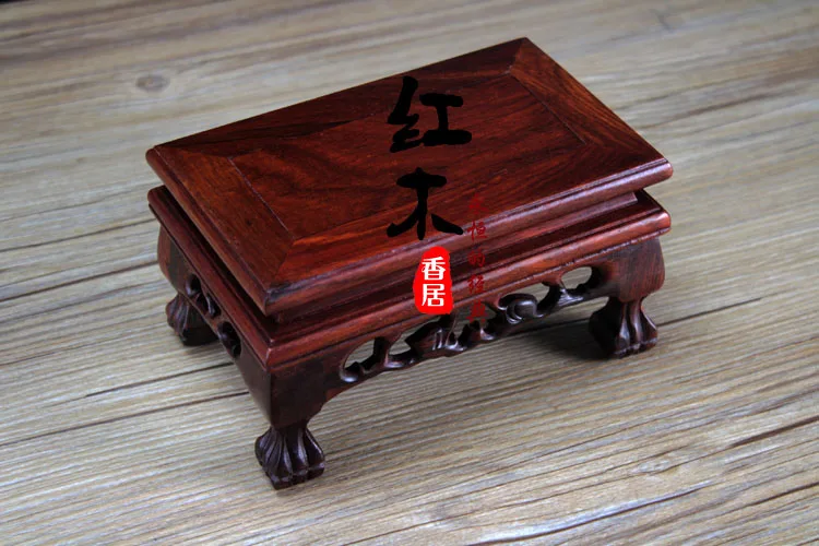 Палисандр прямоугольное основание резной нефритовый Агат Камень Тигр Свинг база