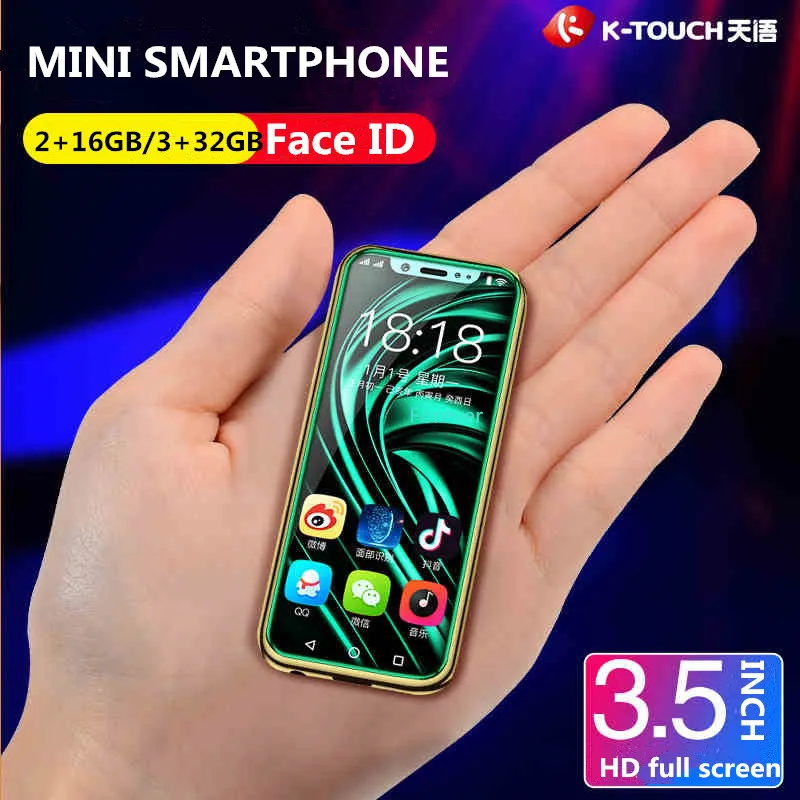 Поддержка Google Play Super Mini 4G смартфон K TOUCH I9 Face ID металлическая рамка Android 6 0 мобильный