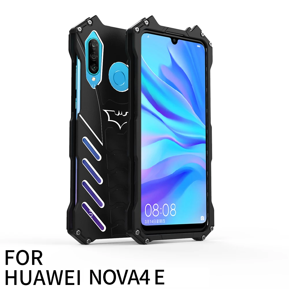 Роскошный Жесткий защитный противоударный чехол для huawei P30 Pro, противоскользящий защитный чехол для huawei P30 Lite Nova 4e, Металлический Чехол