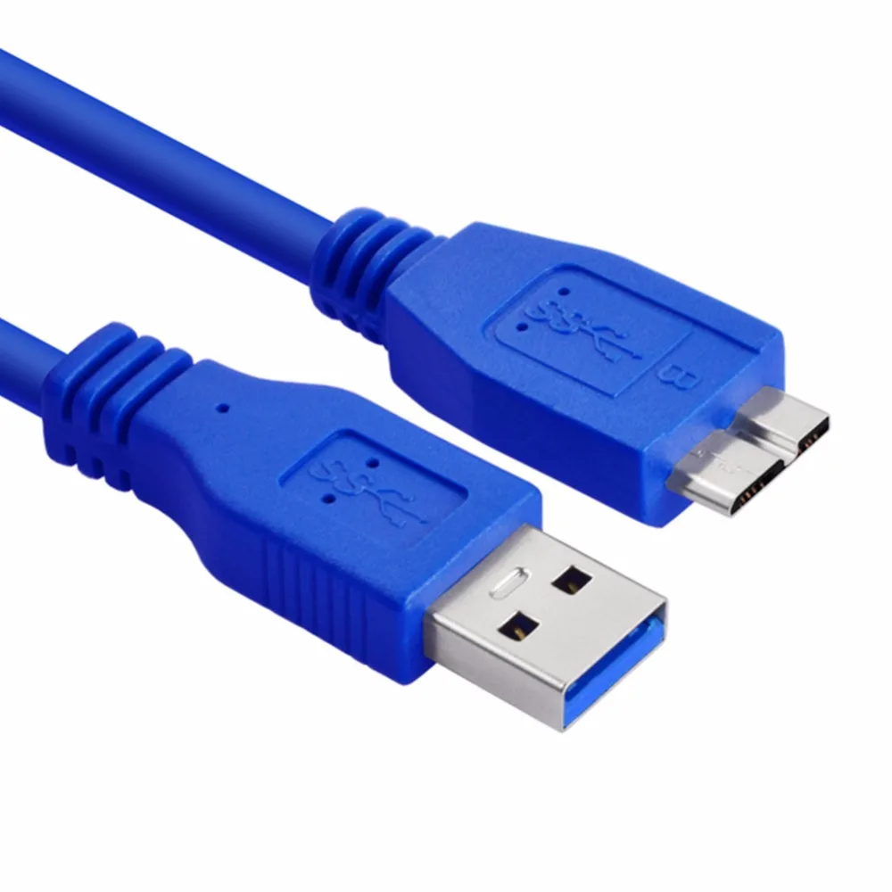 Суперскоростной Кабель USB 3 0 Тип A-Micro-B Круглый Синий оптовое качество | Компьютеры