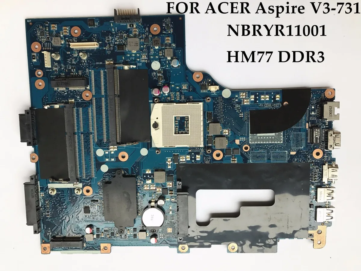 Высококачественная материнская плата для ноутбука ACER V3 731 731G NBRYR11001 SLJ8C HM77 DDR3 100%