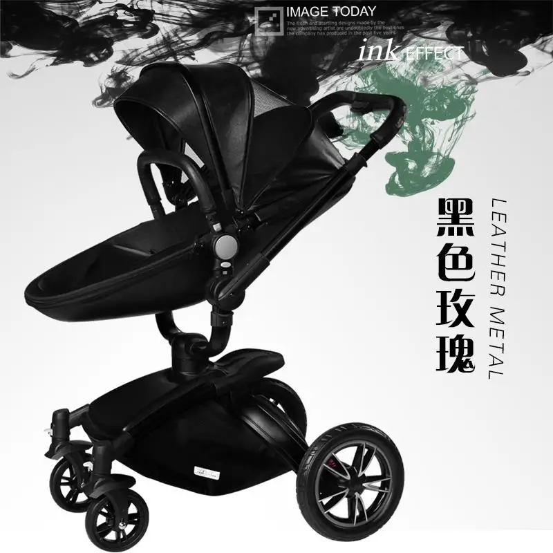 Бесплатная доставка детская коляска Aulon egg shape кожаная двухсторонние