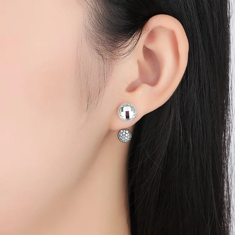 Распродажа 925 серебро Европа перо Кристалл от Swarovski новые модные креативные