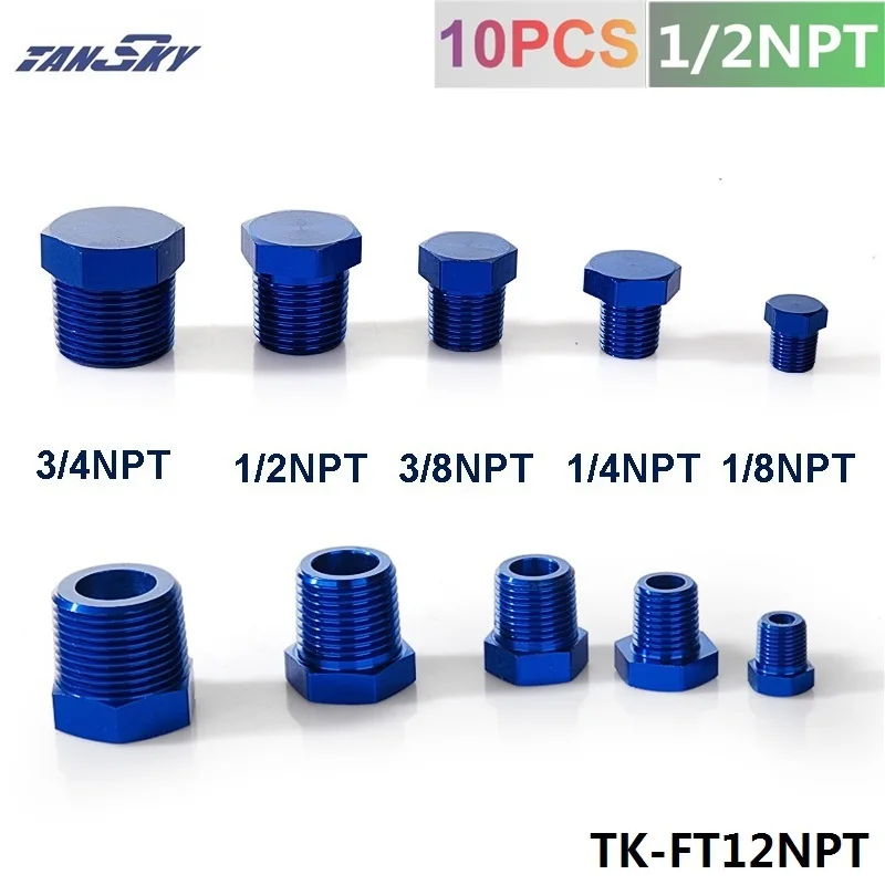 Фитинг для масляной воды 1/2 &quotNPT кованый углеродный алюминиевый шестигранный