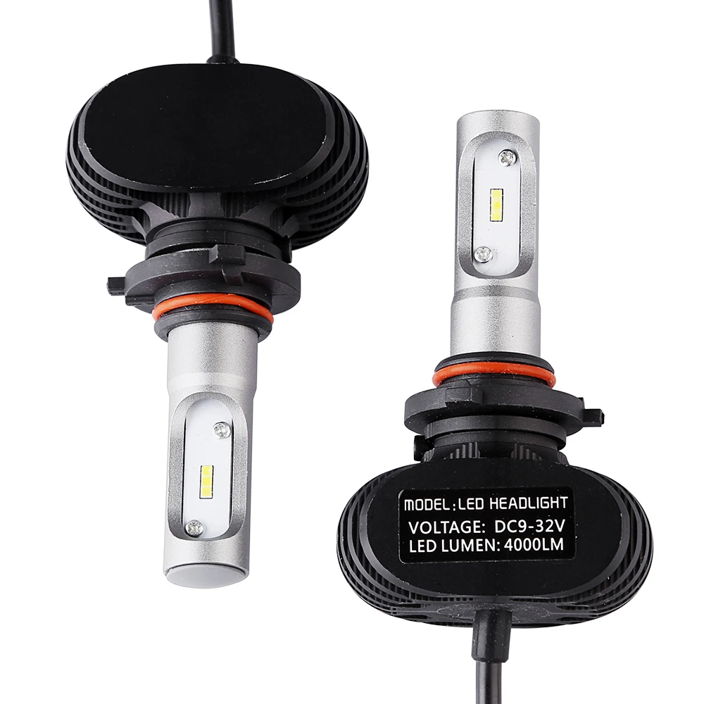 Авто HB3 9005 светодиодные лампы фар H1 H7 H11 H4 Hi Lo Beam 6000K 50W 8000LM LED конверсионный комплект