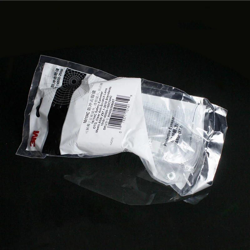 3M1611HC защитные очки рабочие анти-химические всплеск очки Экономичные прозрачные линзы защита глаз рабочие песочные устойчивые к царапинам