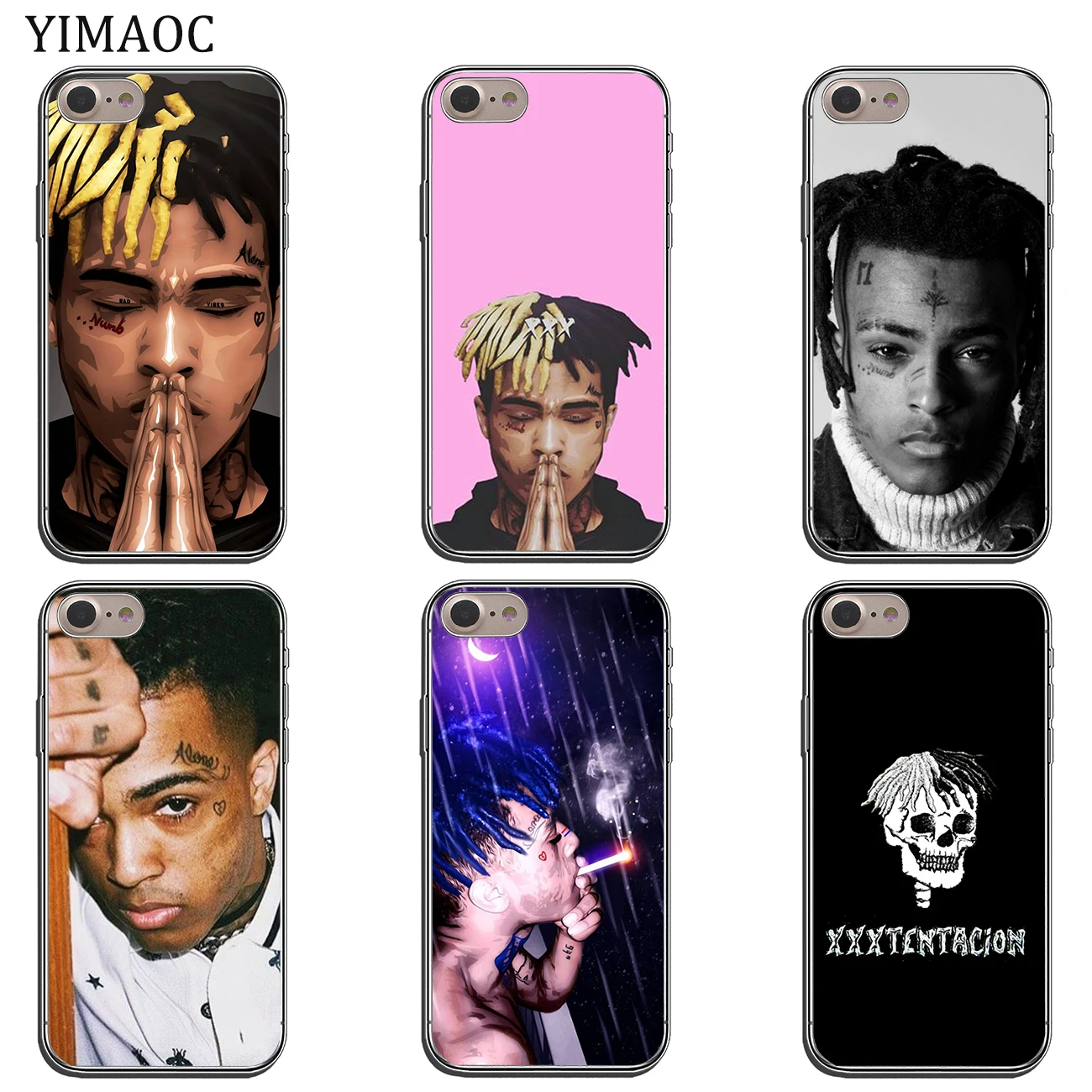 YIMAOC Rap Singer XXXTentacion MC Мягкий силиконовый чехол для Apple iPhone 11 Pro X XR XS Max 6 6S 7 8 Plus 5 5S SE 10 |