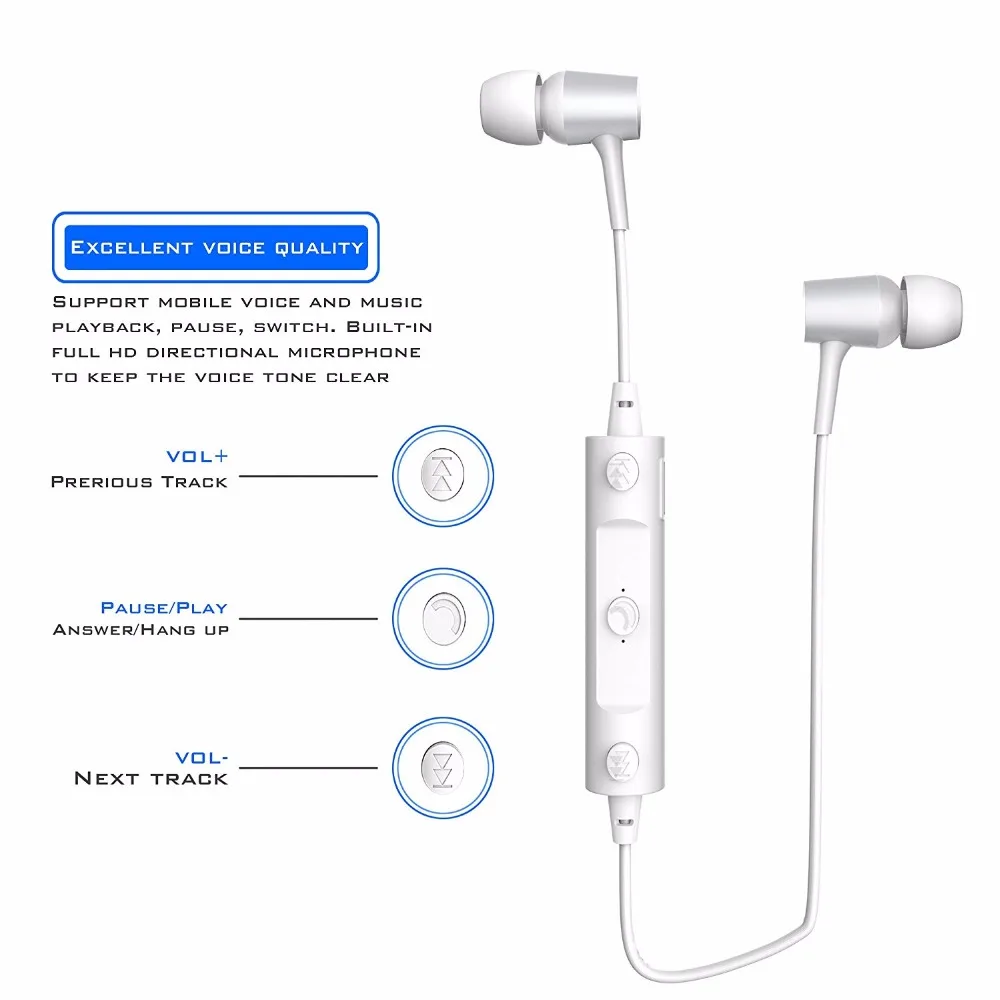 Ouzifish Bluetooth наушники Беспроводной Спорт гарнитуры Auriculares беспроводные шлем 6 h