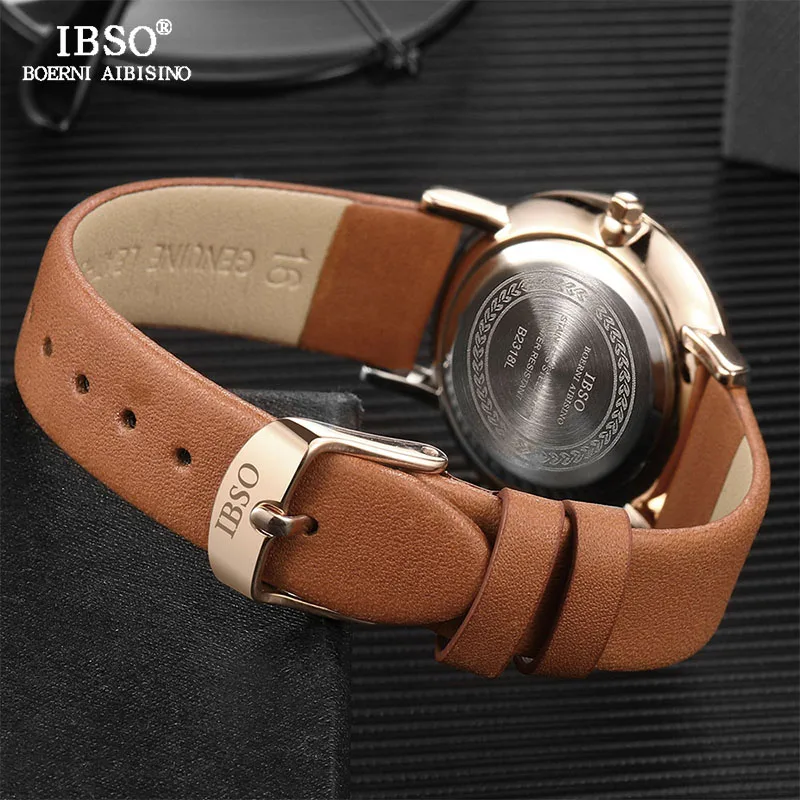 IBSO 7 6 мм наручные женские часы простые модные Montre Femme 2021 кварцевые Relogio