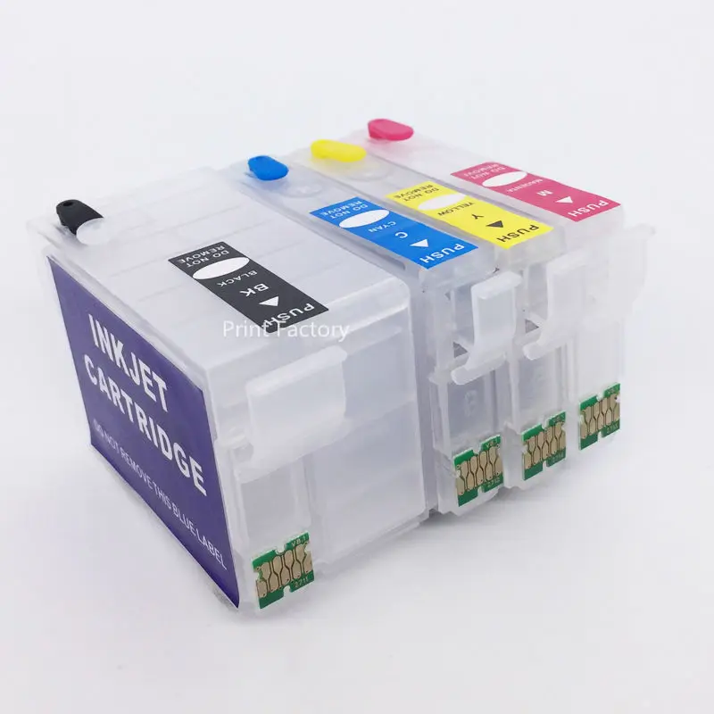 Многоразовый картридж T2791 T2701 T2711-T2714 с чипом для Epson WF-7110DTW WF-7610DWF WF-7620DTWF WF-3620 |